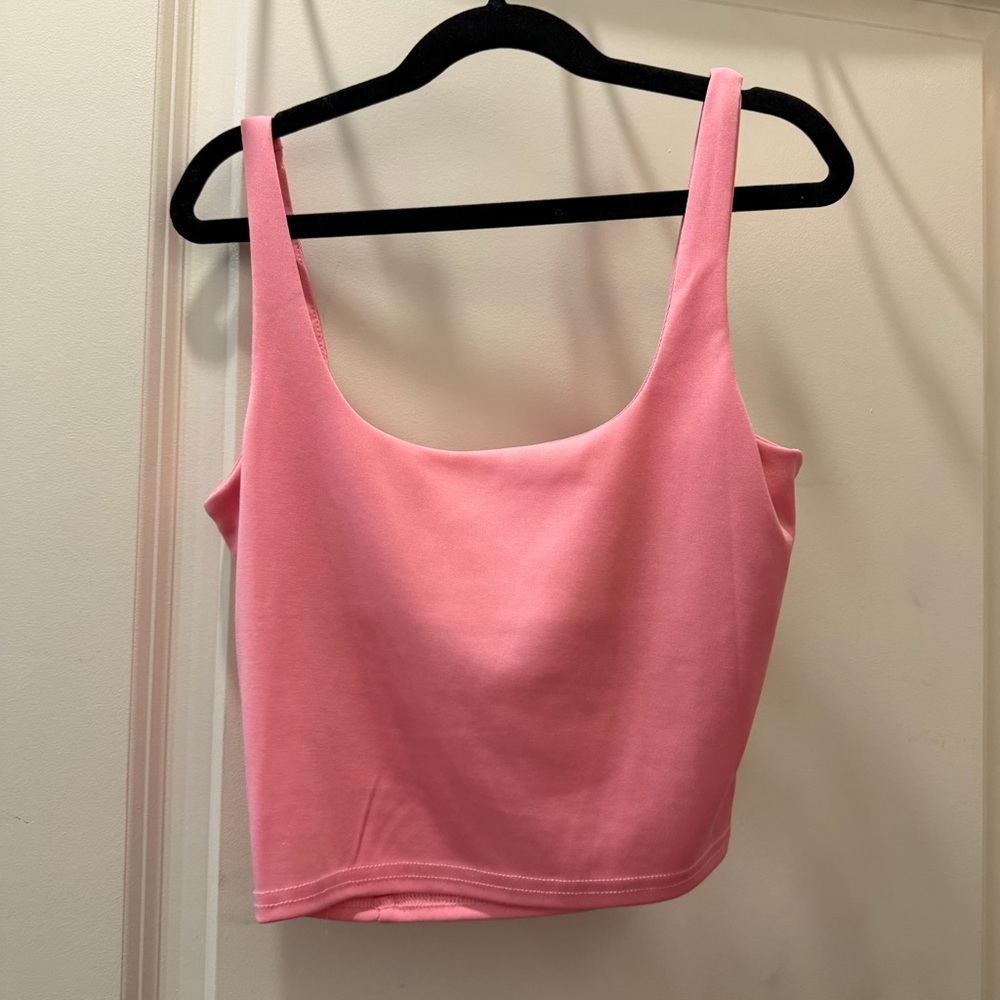 SIZE S | Neon Pink Ruched Tank - Picture 2 of 2